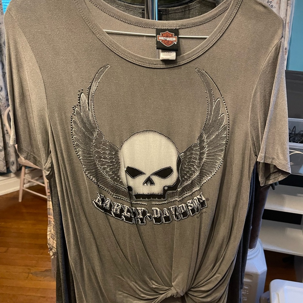 Harley-Davidson Charcoal Skull Tee